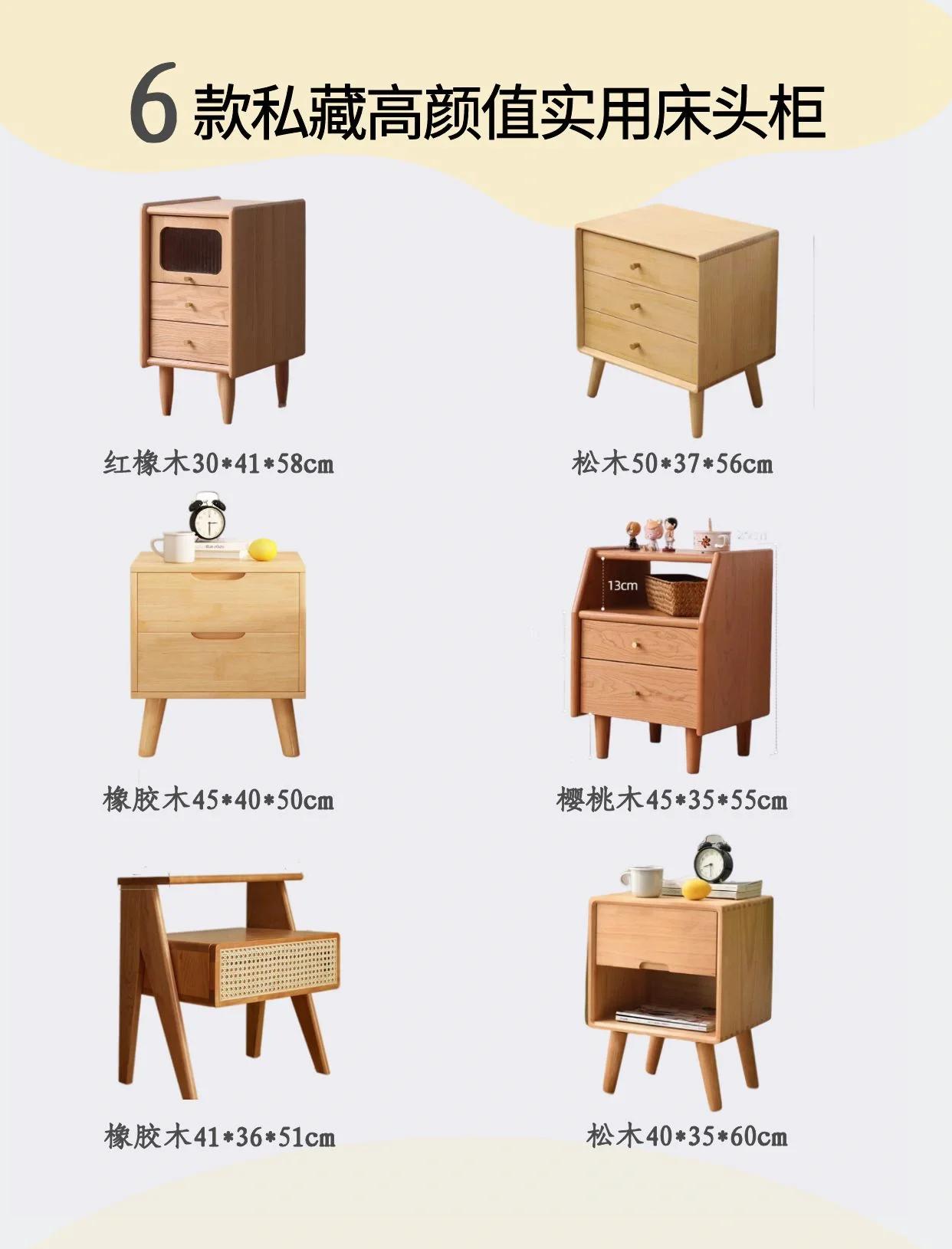 床頭柜的標準尺寸是多少床頭柜的尺寸有標準嗎