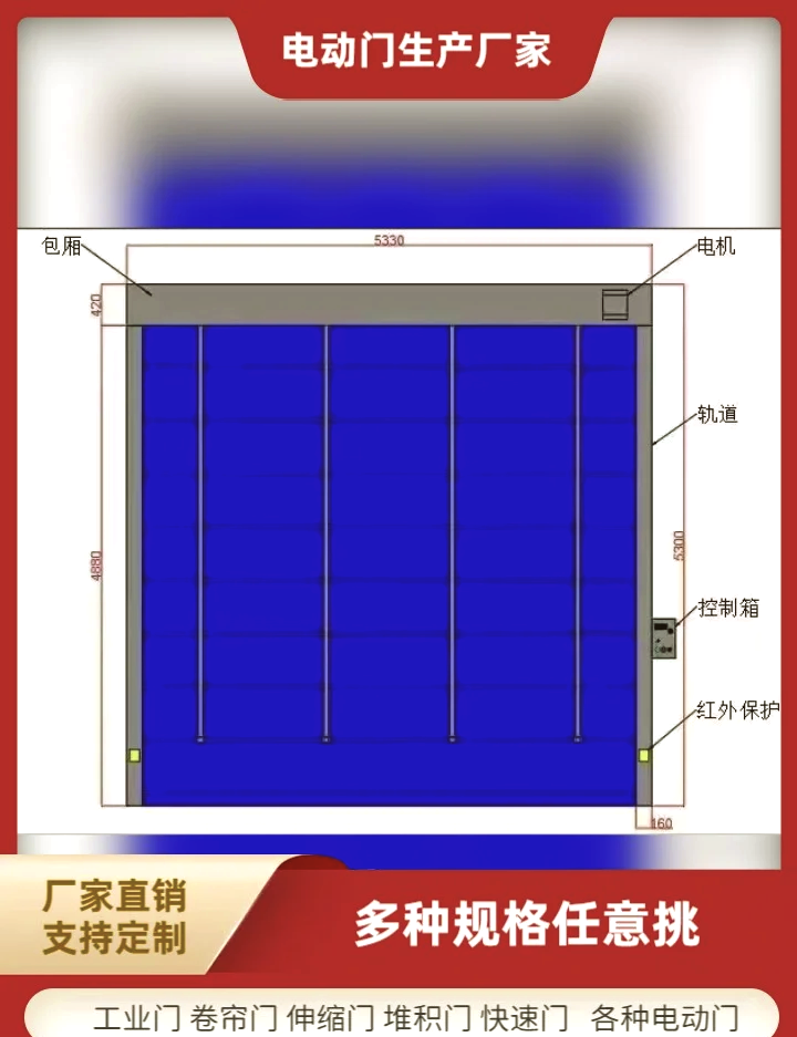 卷簾門一般尺寸是多少哪位了解?