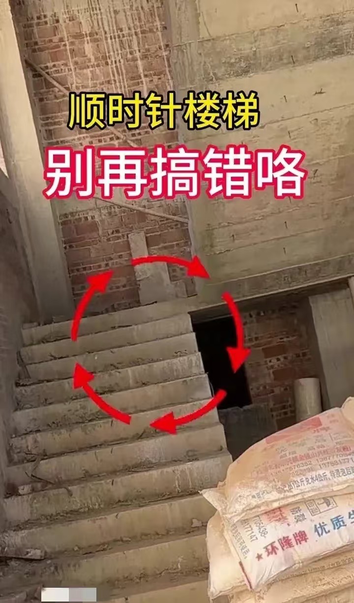 請問樓梯旋轉方向一般是順時針還是逆時針