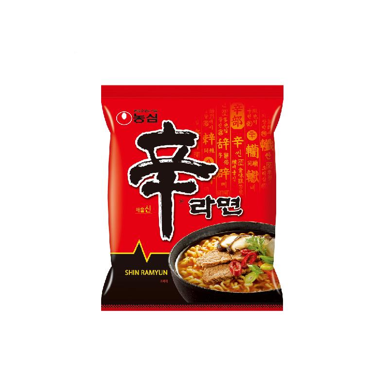 韓國進口方便面韓國拉面農心辛拉面120g*30袋/箱