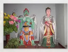 雷公電母神像金母娘娘圖片雷公菩薩佛像河南佛道家