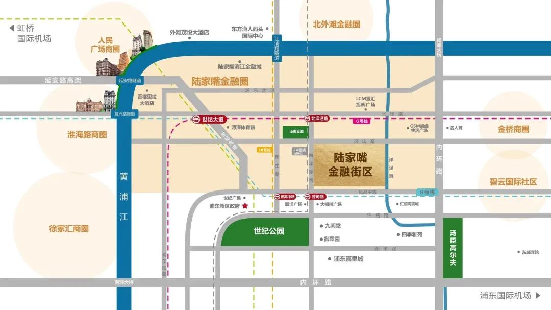 陸家嘴軟件園浦東大型科技創(chuàng)新園區(qū)浦東自貿(mào)區(qū)金融圈