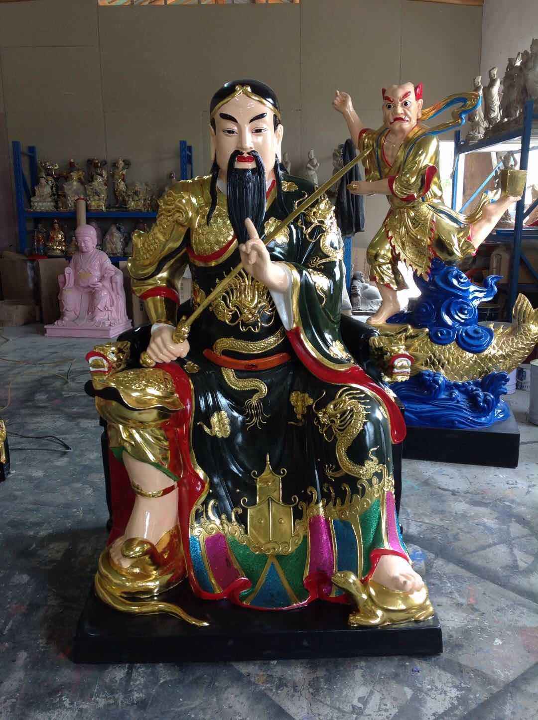 無量祖師神像真武大帝披發祖師神像河南福到家雕塑