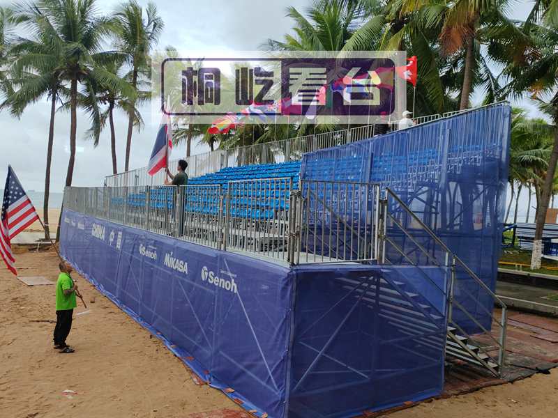籃球比賽場地臨時看臺搭建臨時簡易觀眾臺搭建快捷