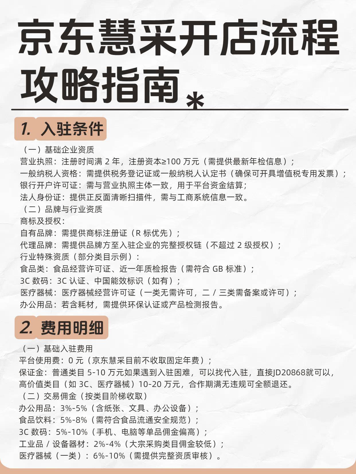 京東如何開店?京東個人開店流程及費用2023?視頻
