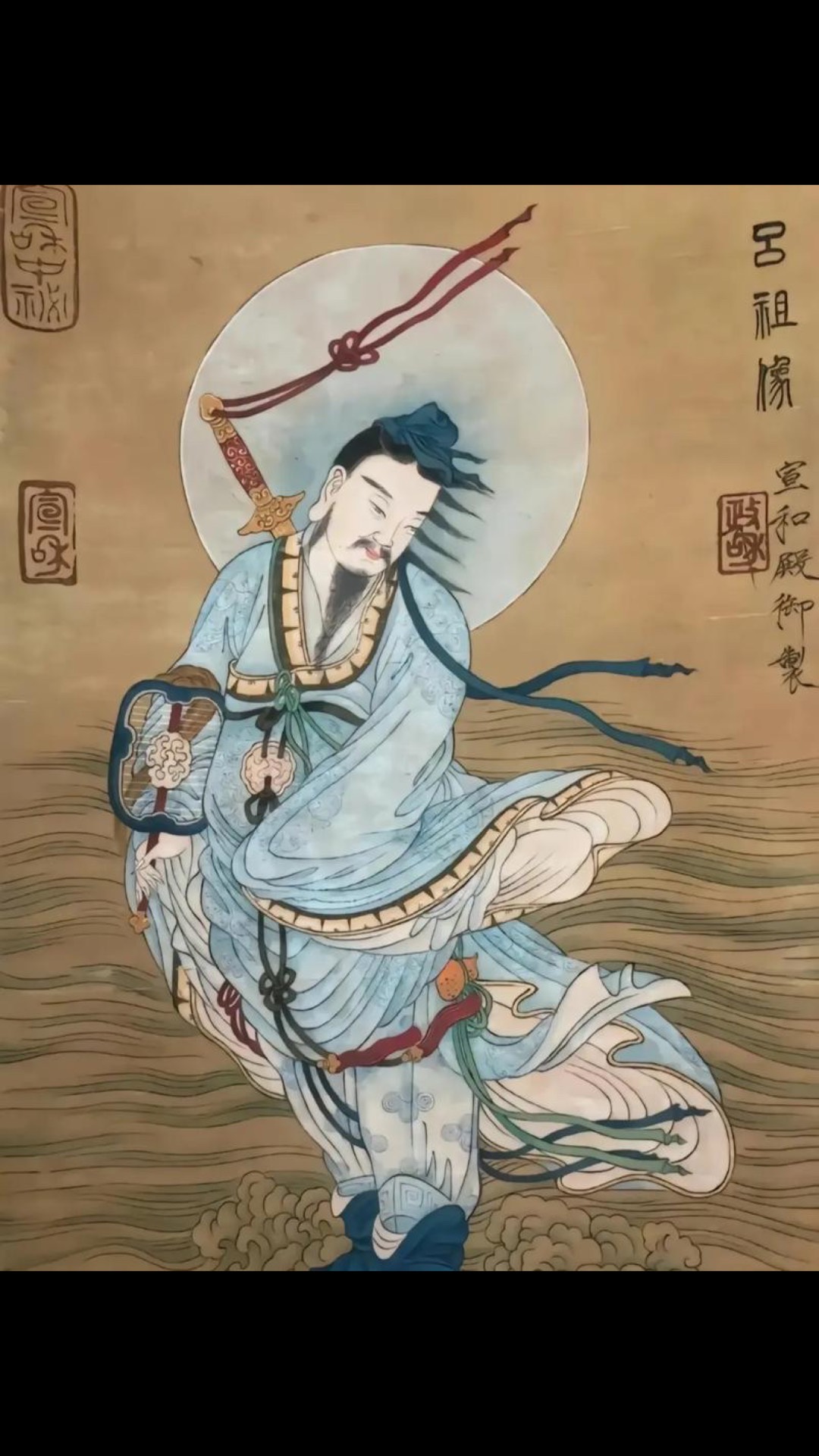 呂純陽祖師神像雕塑站像純陽子呂洞賓神像1.9米呂祖神像