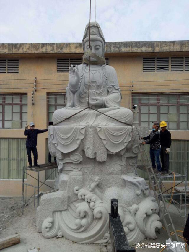 水月觀音神像大慈大悲南海觀音菩薩佛像豫蓮花雕塑