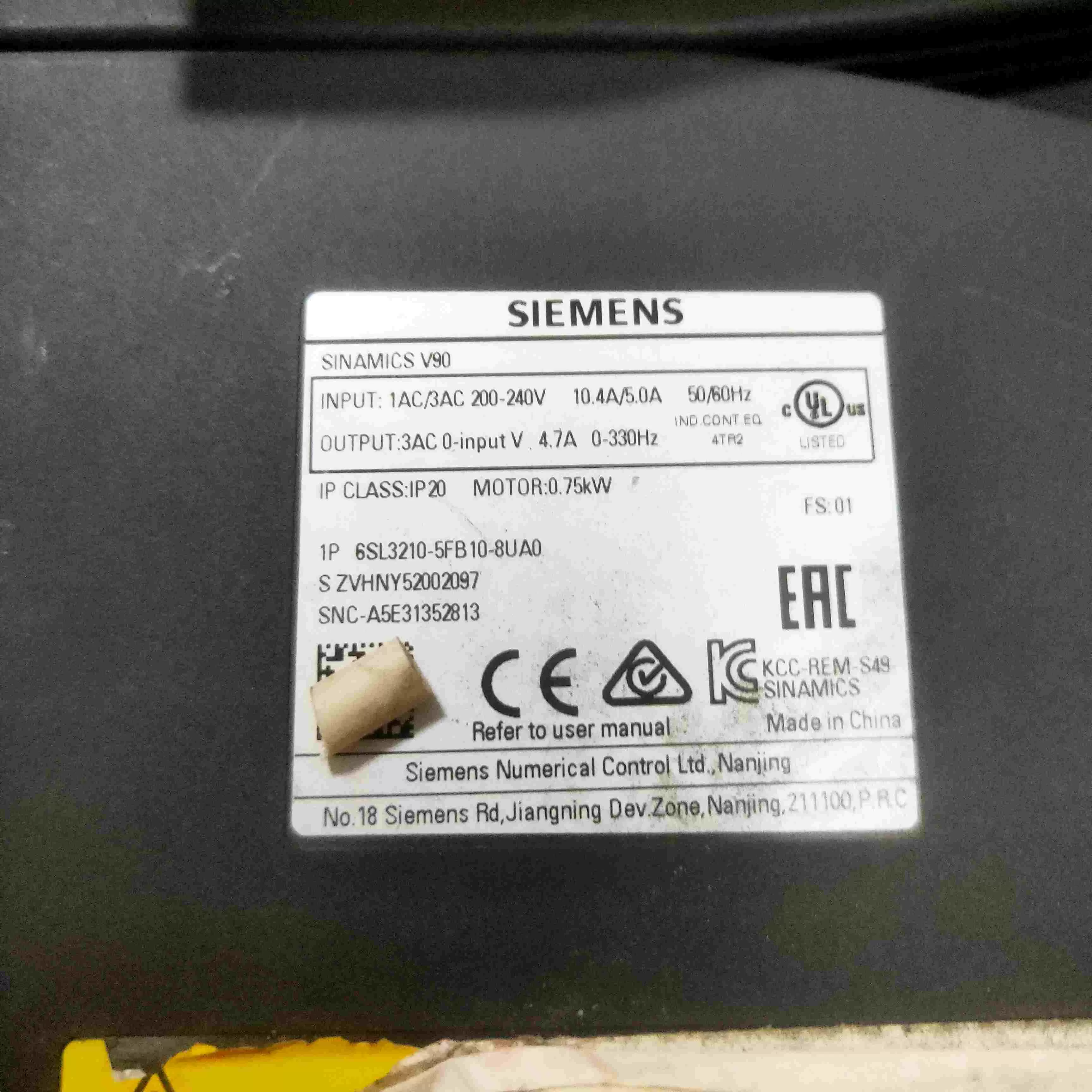 西門子S120伺服驅(qū)動器報F30600(電機模塊問題)當天修復解決