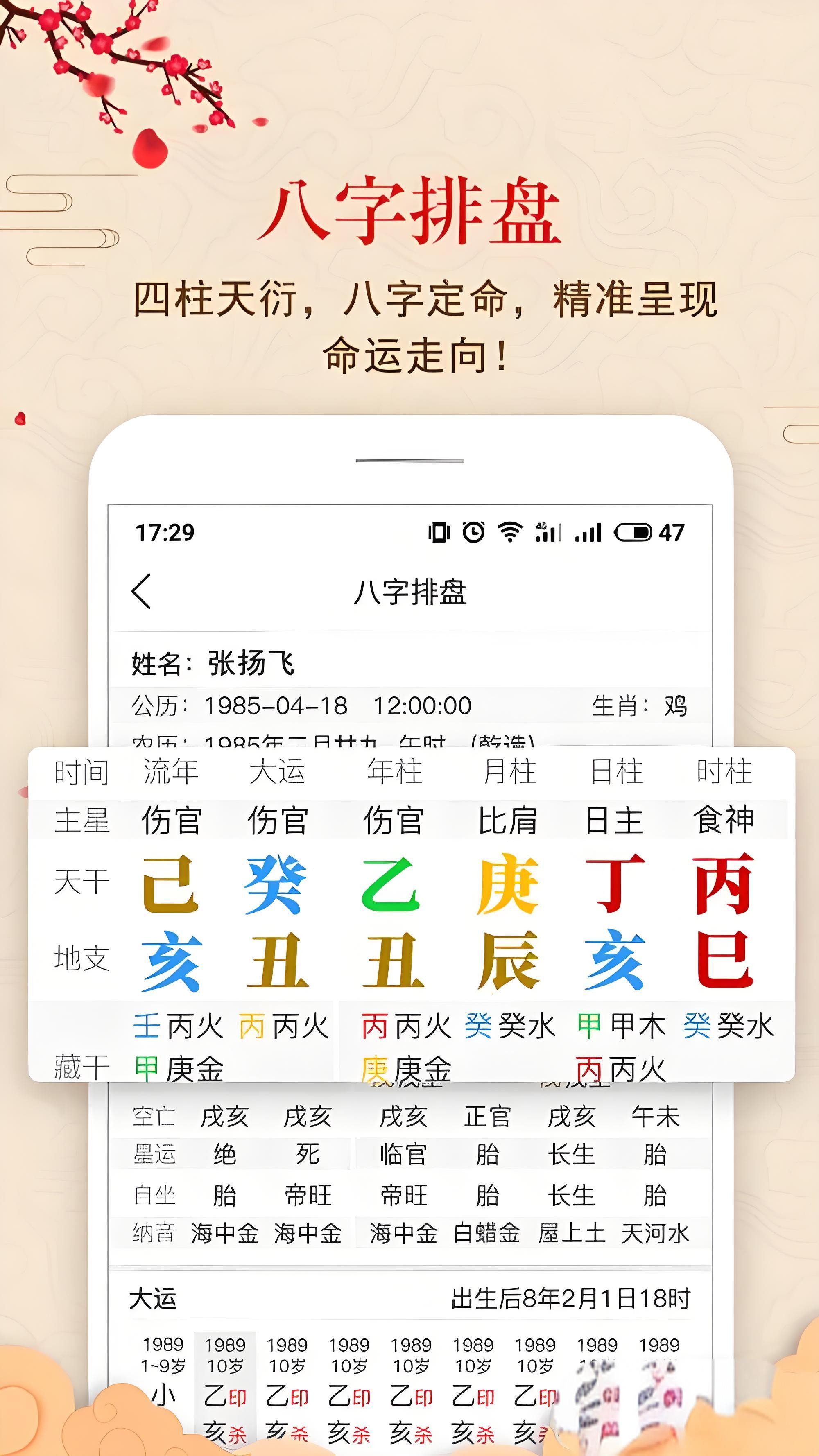 算八字財運婚姻愛情姻緣運勢取名起名五行八字周易命理大師