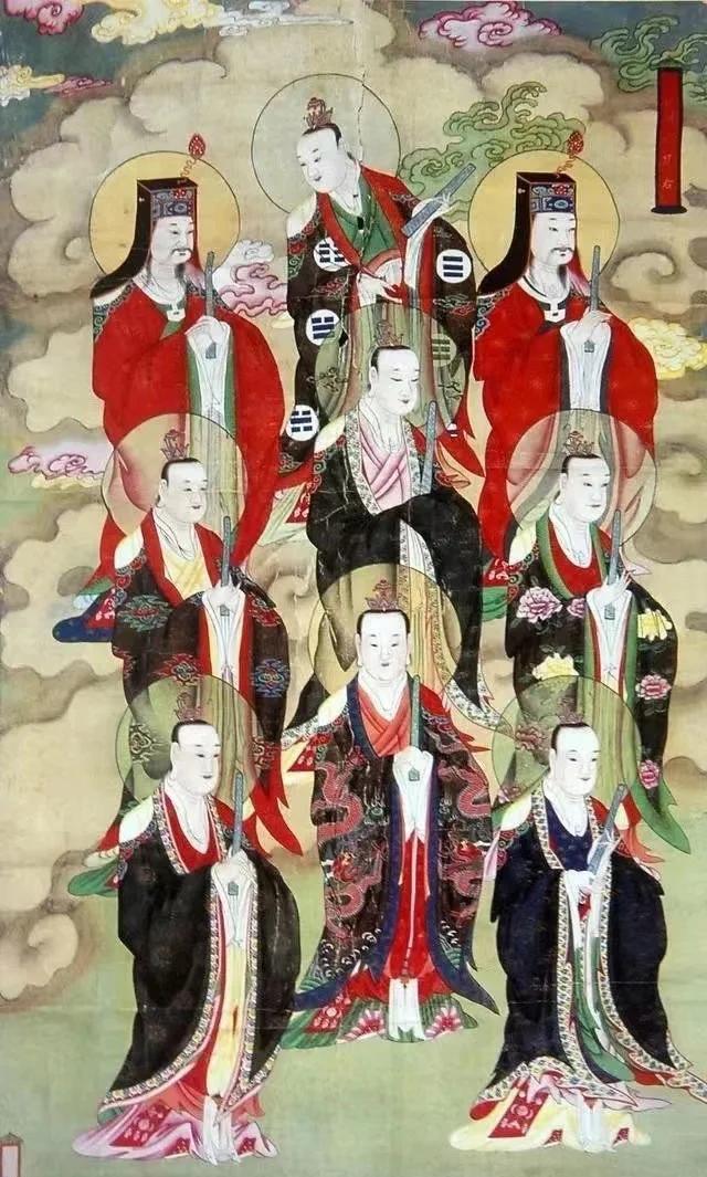 南方南極觀音東方崇恩圣帝北方北極玄靈斗姆元君