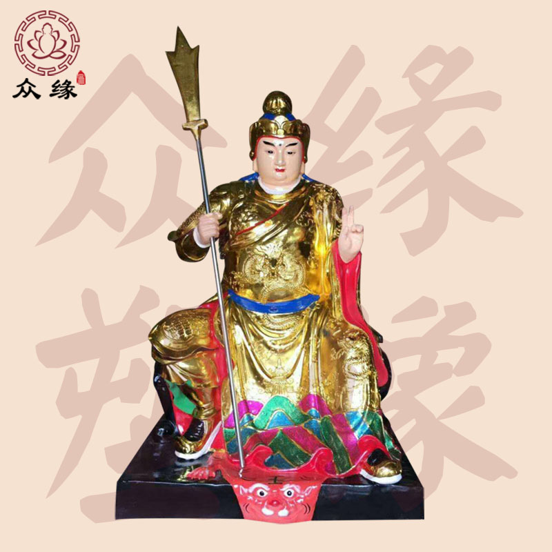 清源妙道真君神像顯圣真君神像二郎神楊戩神像川主菩薩神像制作