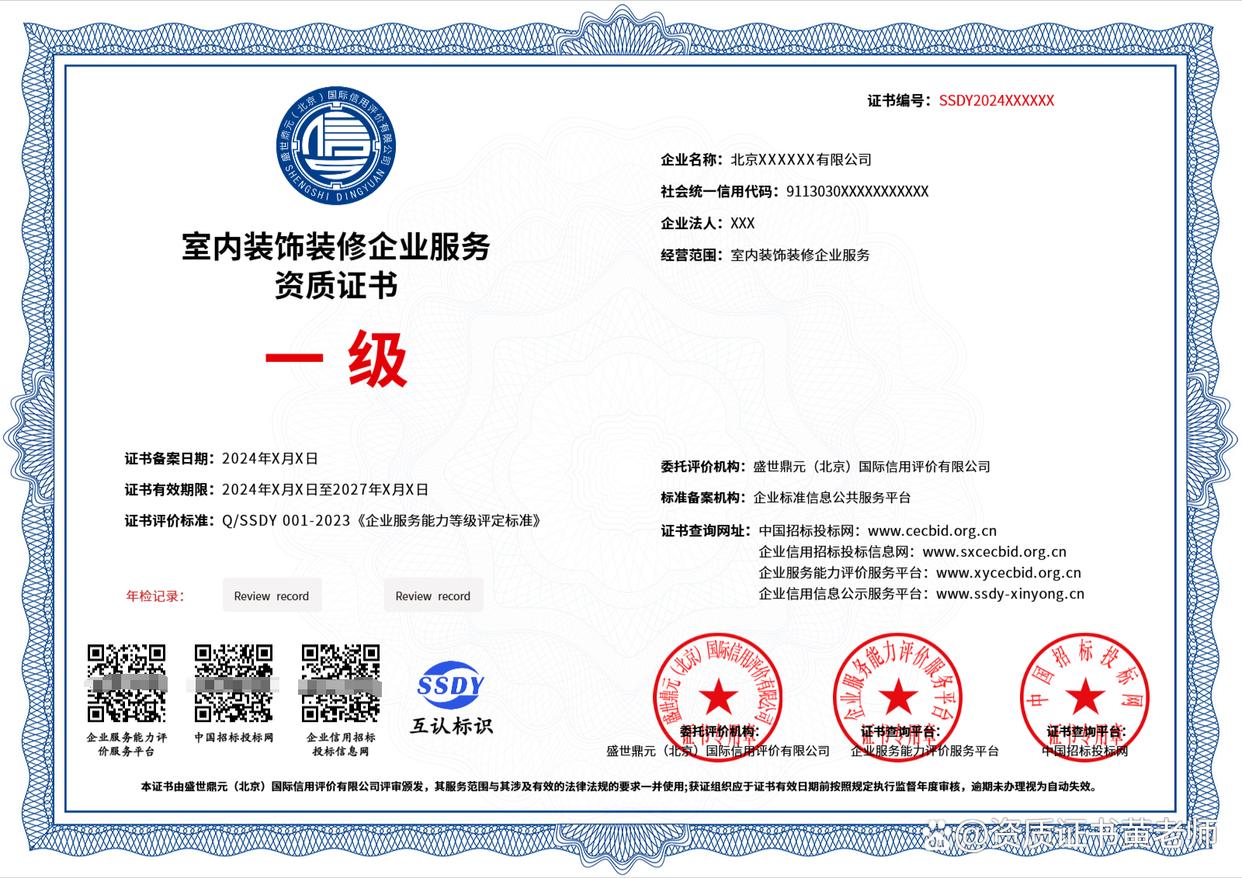 裝修裝飾資質是什么?