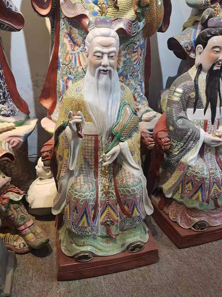 供應(yīng)祖師爺佛像寺廟泰山爺佛像老君爺神像圖片視頻