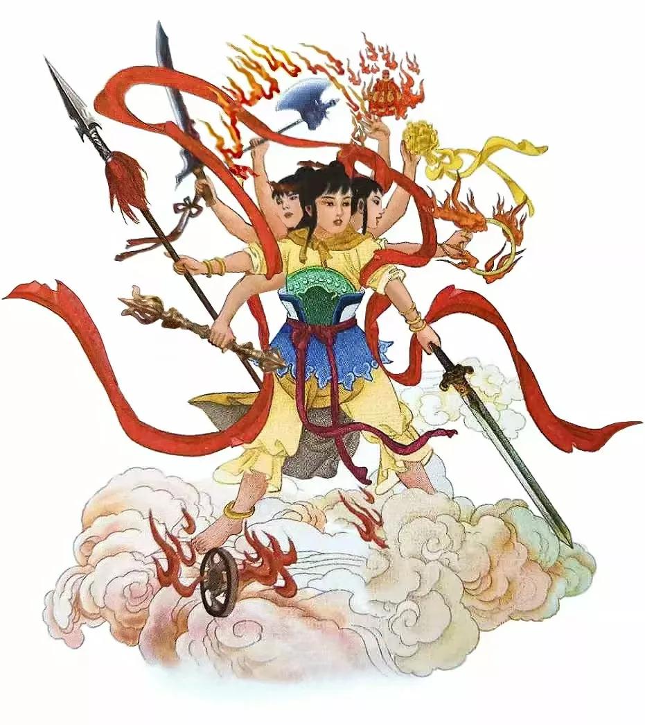 三壇海會大神佛像天庭戰將哪吒神像二郎神楊戩神像李靖神像