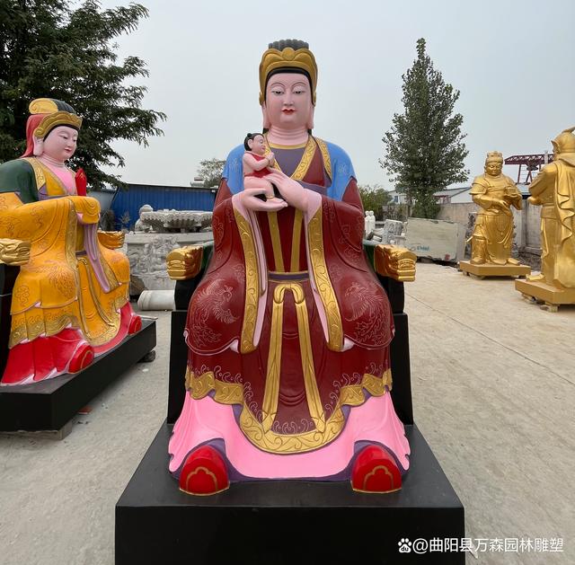 白玉奶奶神像圖片上方奶奶神像寺廟供奉三位奶奶當家奶奶神像定做