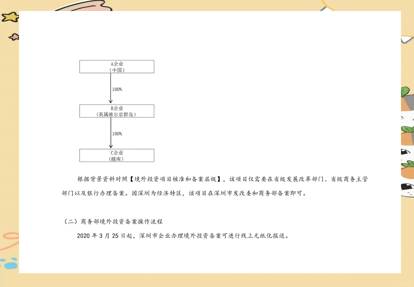 境外投資備案表/申請表(商委)填寫要求,詳細(xì)流程