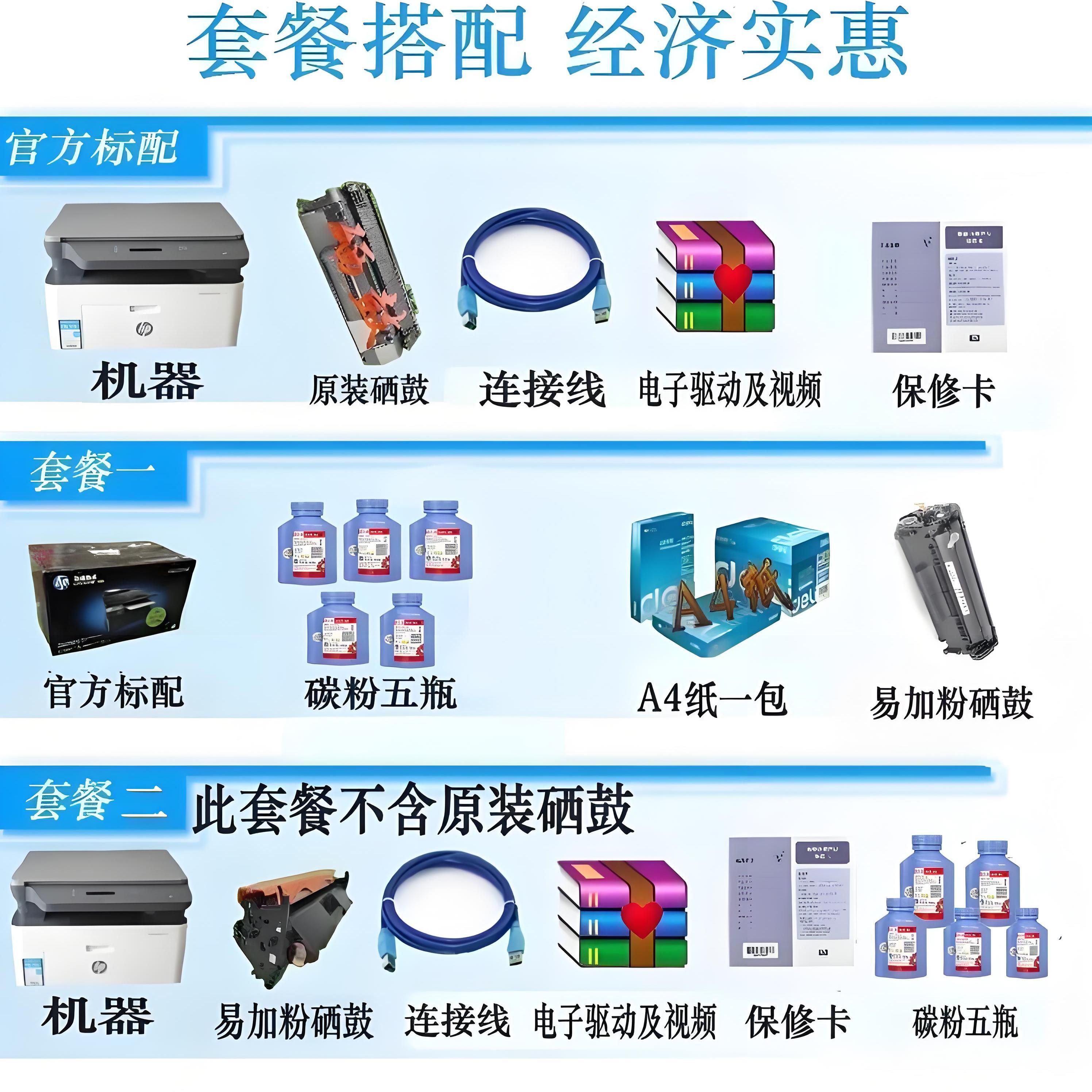惠普HP1108黑白激光打印機家用全國聯(lián)保行貨