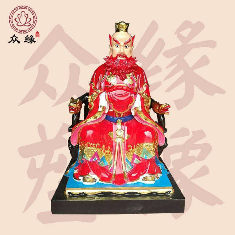 火帝真君三只眼王靈官火德星君灶王爺神像玻璃鋼佛像脫胎
