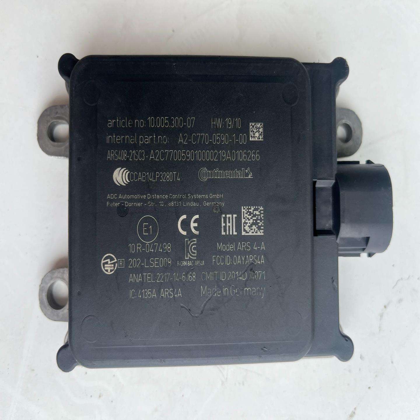 Continental大陸ARS410毫米波雷達(dá)現(xiàn)貨出售