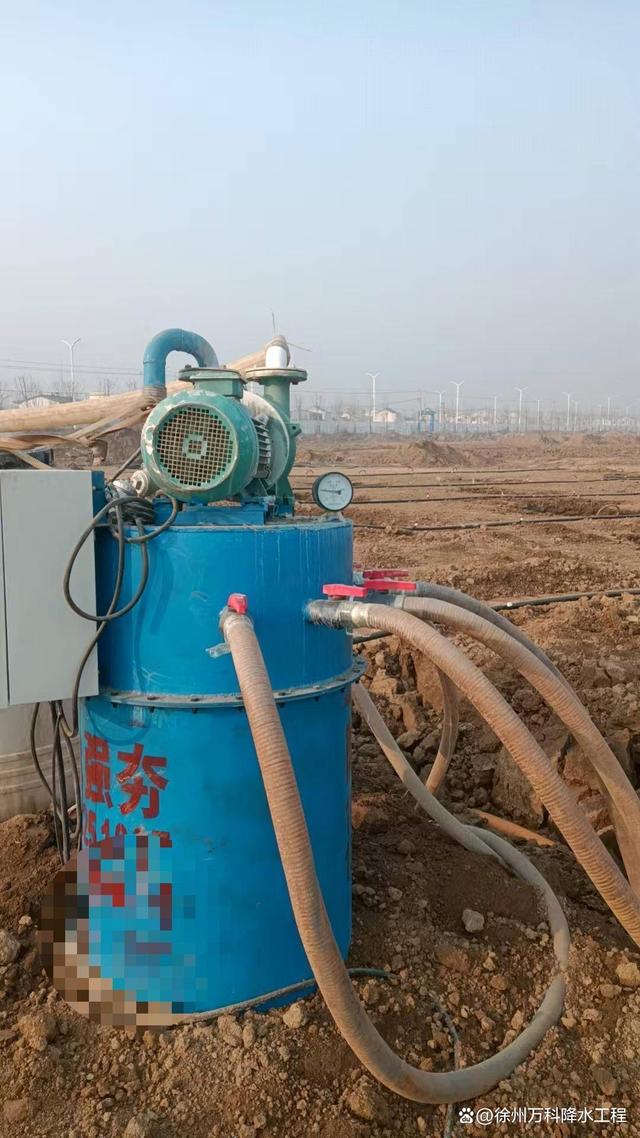 銅陵高架井點降水建筑工地降水井基坑降水工程視頻