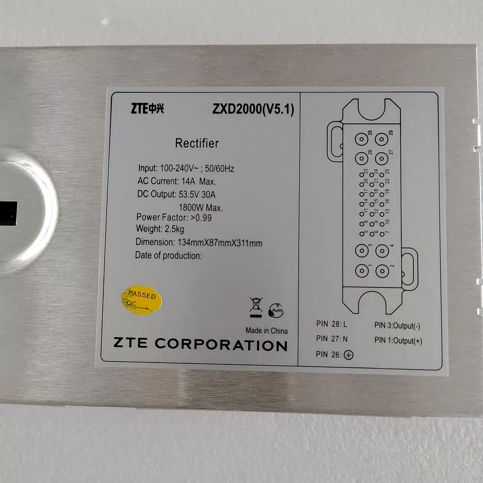 中興ZXDN01S302逆變電源3KVA輸入直流48V中興ZXDN01S302