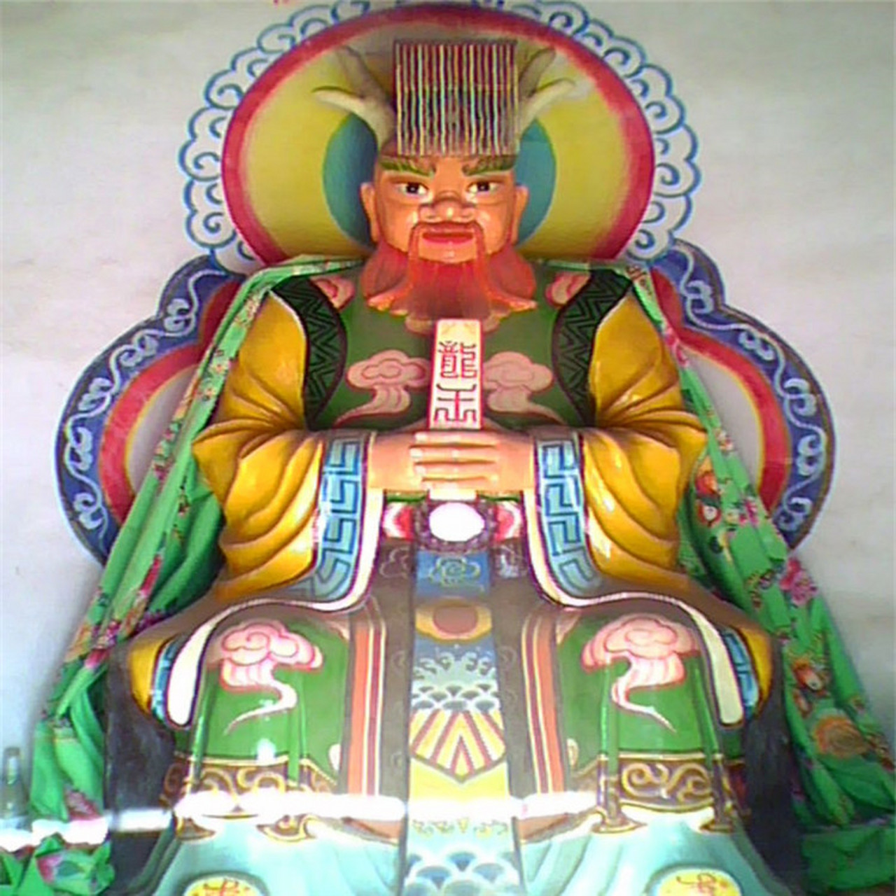 龍王爺神像圖片四海龍王佛像寺廟佛像擺件黑龍白龍供奉視頻