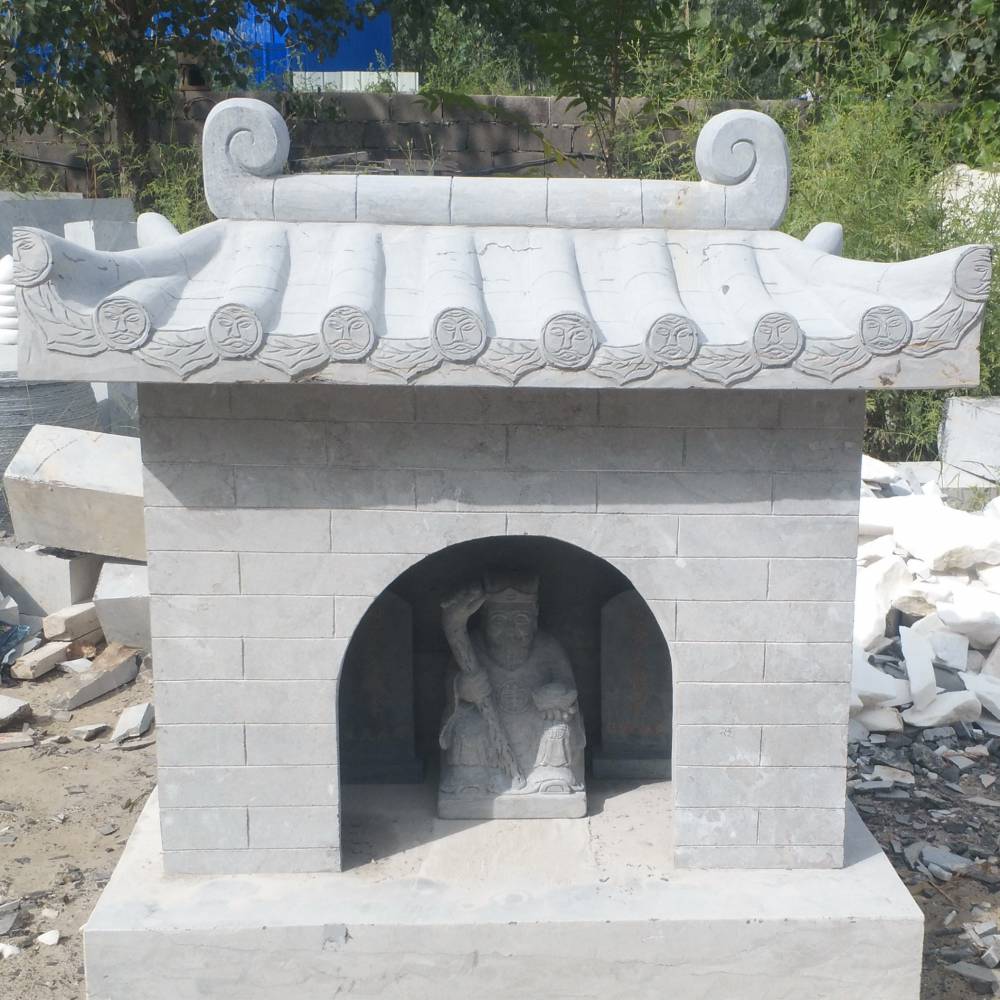 廣東客戶定制石雕土地公廟(社公伯公小石廟)三種規格視頻