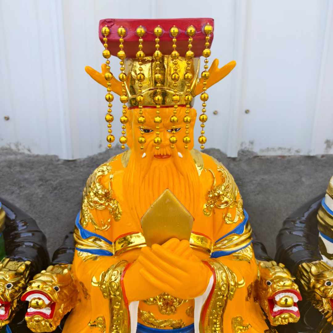 龍王爺像龍王三太子白龍馬小白龍樹脂彩繪擺件視頻