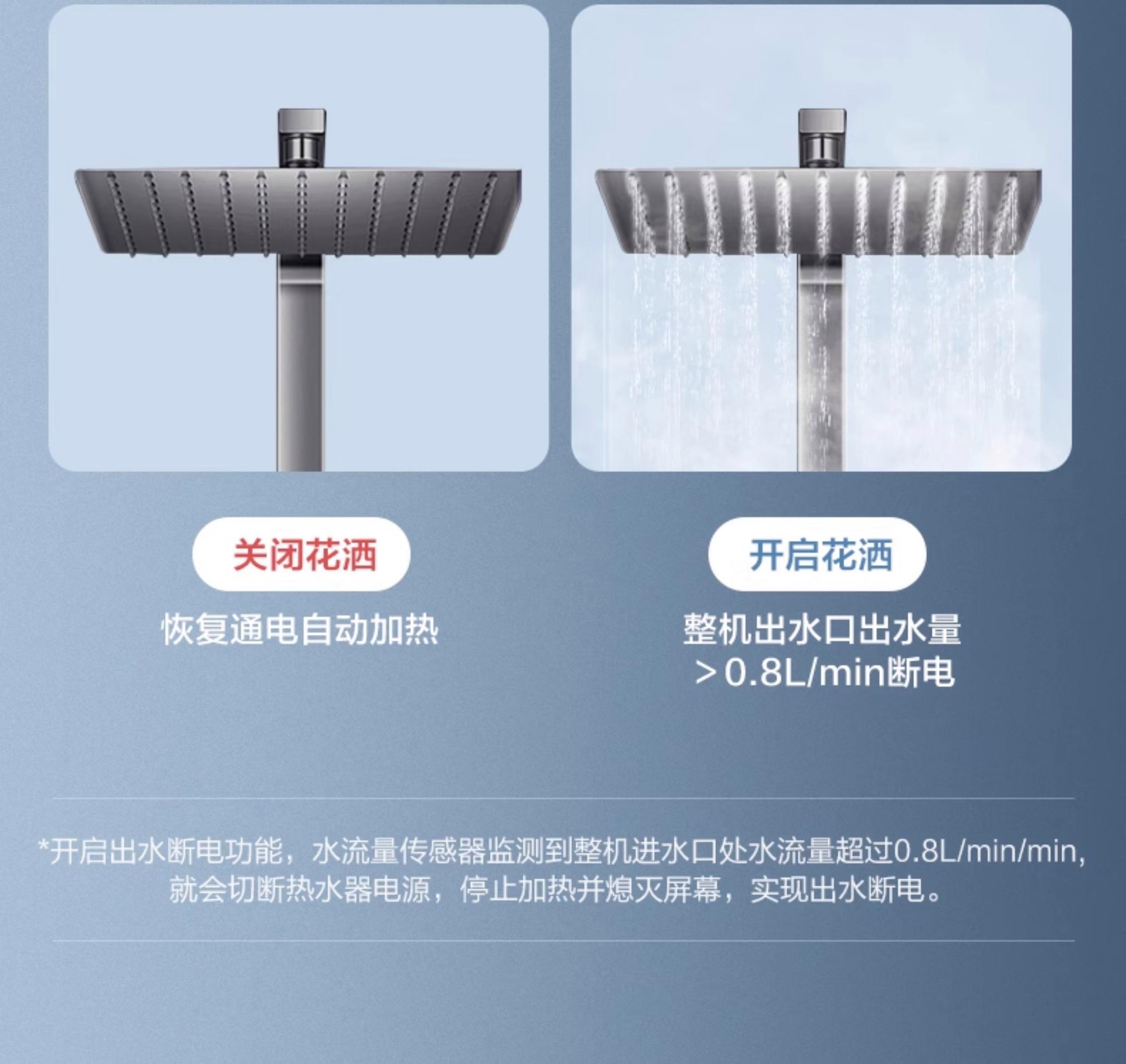 美的熱水器的花灑漏水、滴答不斷,是什么原因