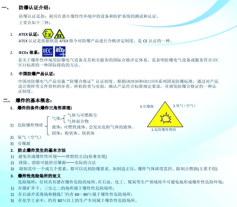 atex防爆認證申請辦理產品認證ATEX防爆認證