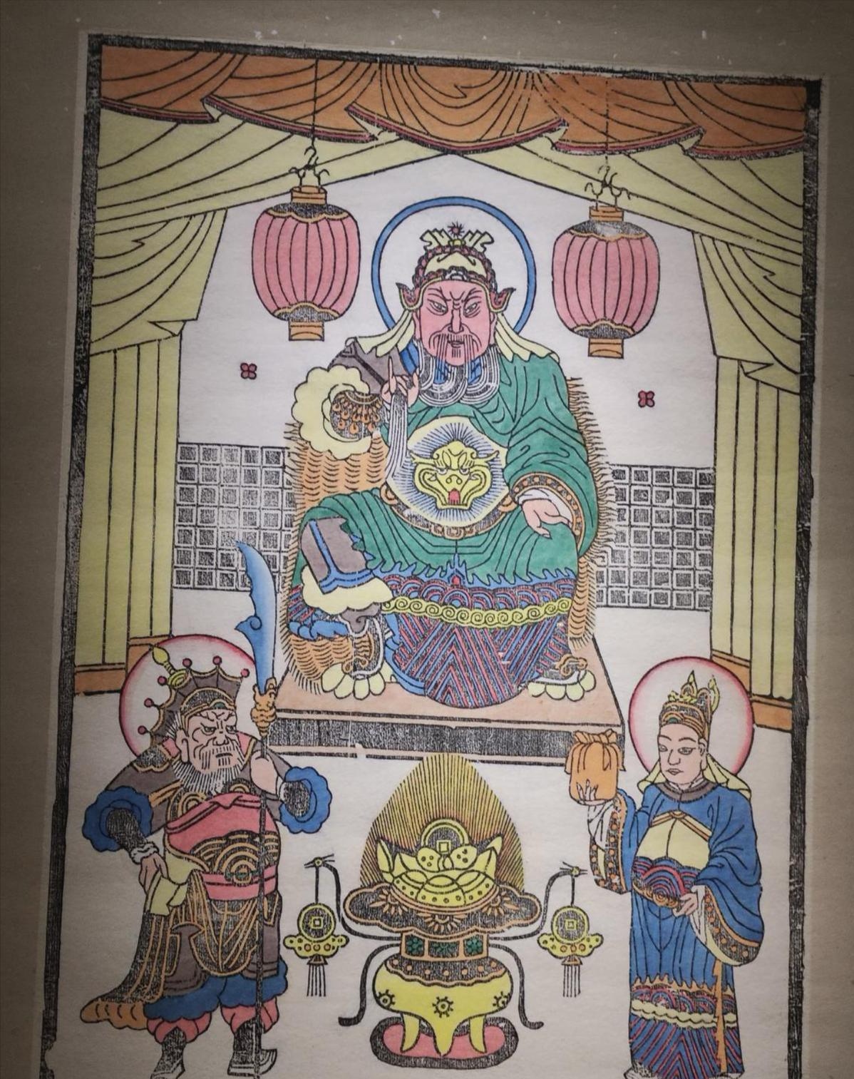 閻王爺神像圖片大全閻王廟三曹官神像陰司鬼差黑白無常神像