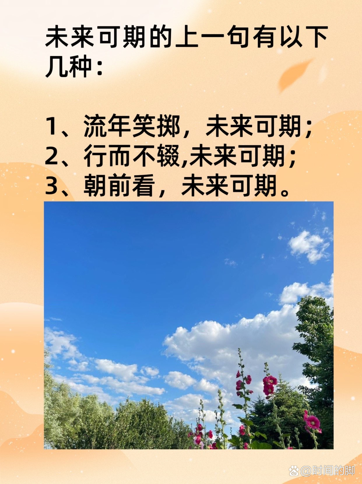 請問未來可期是什么意思
