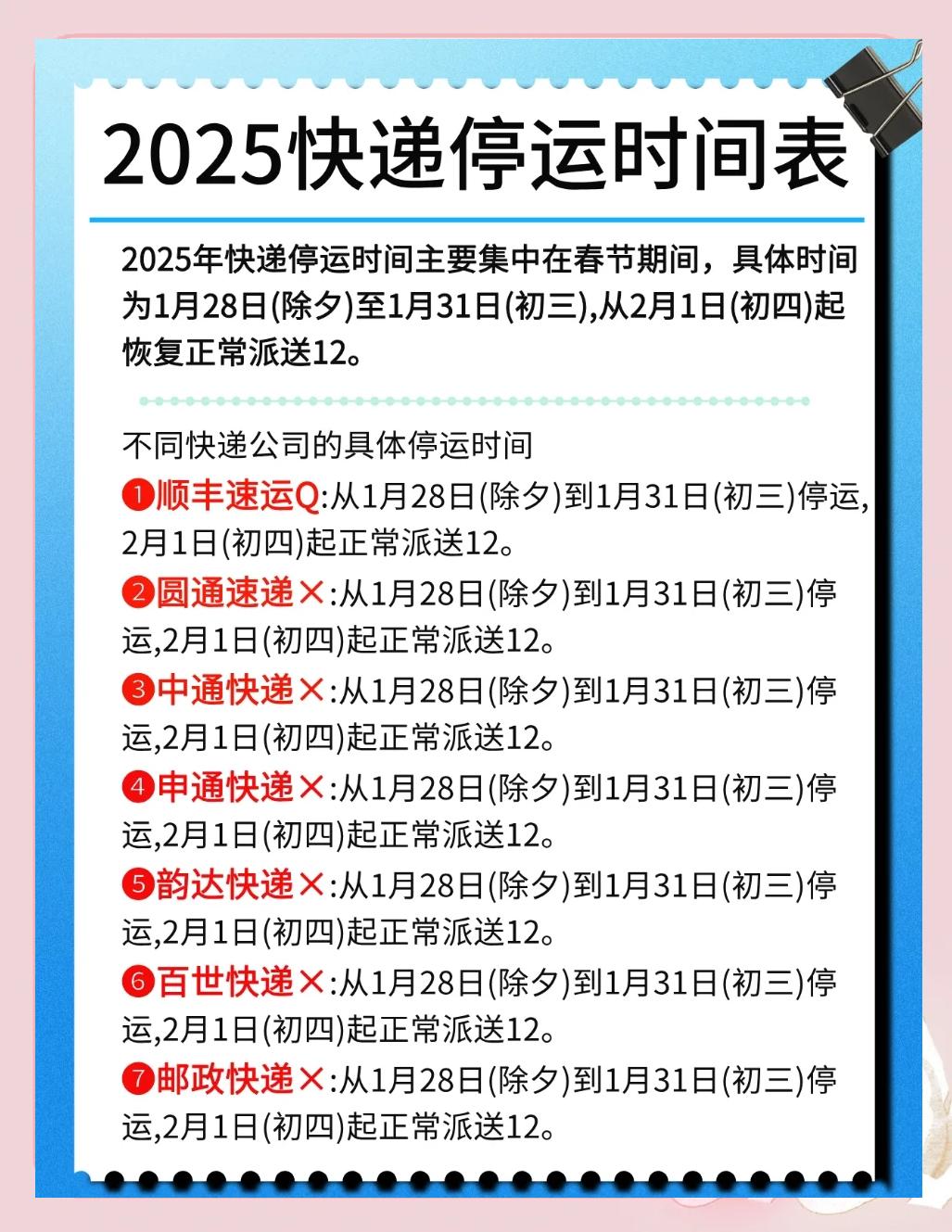 快遞能寄放幾天