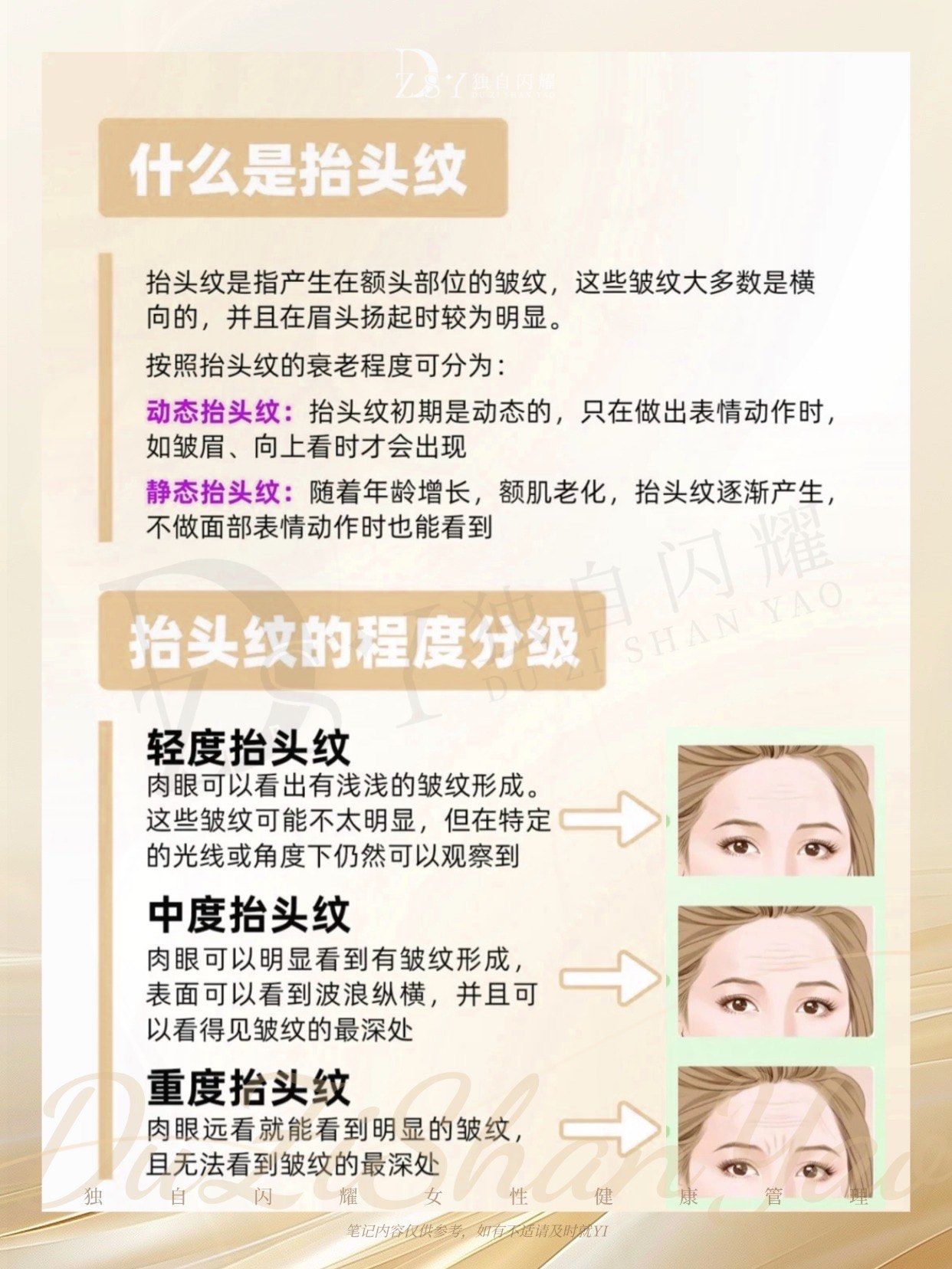 青少年有抬頭紋面相