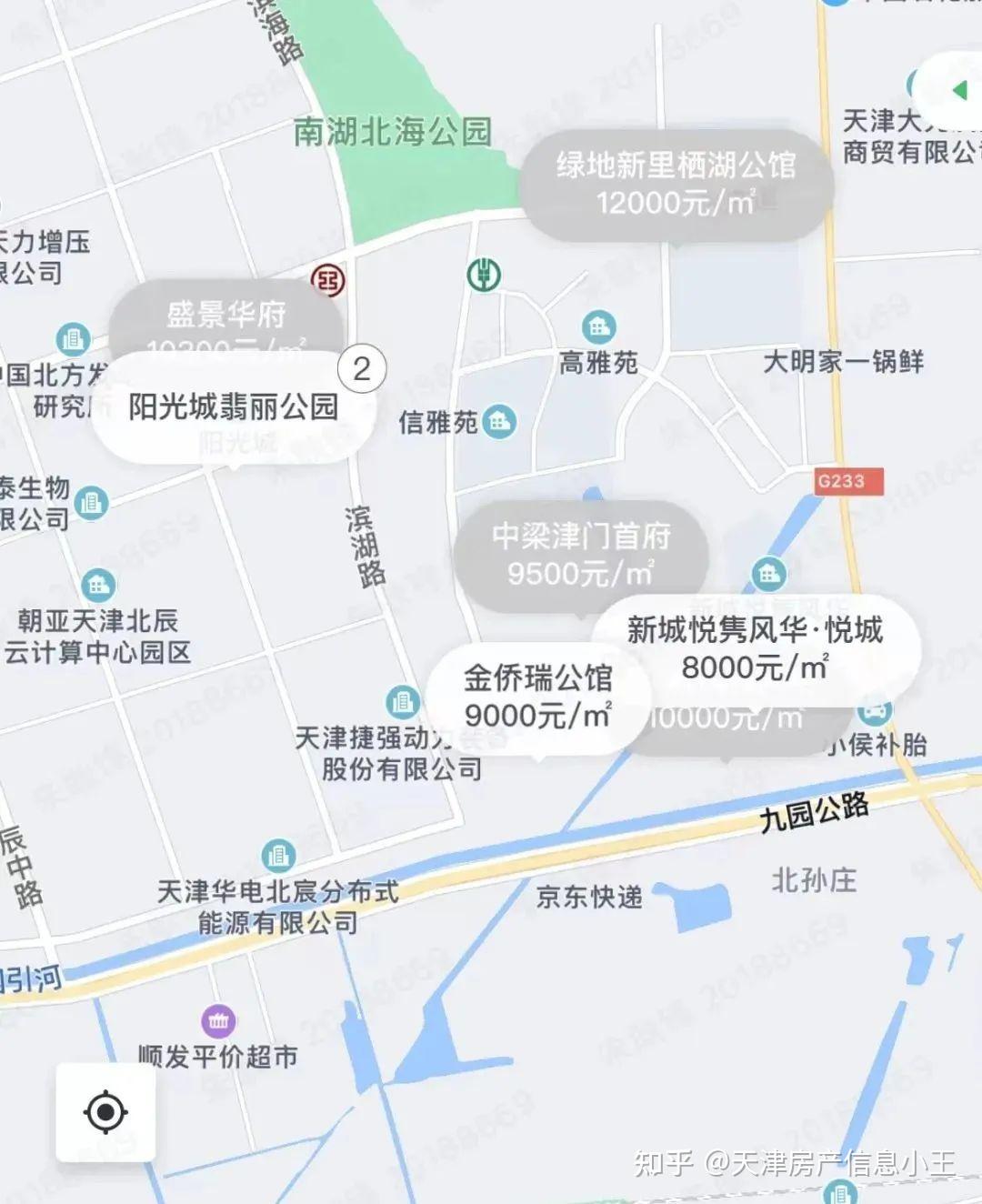 天津市北辰區(qū)政區(qū)圖