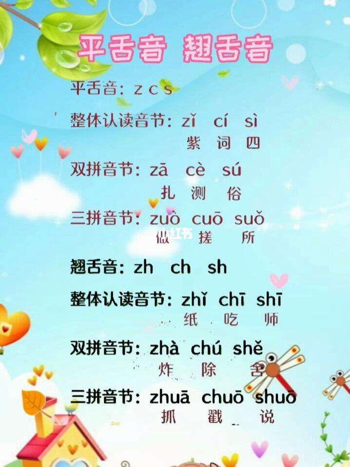 翹舌音聲母有哪些字母整體認讀音節