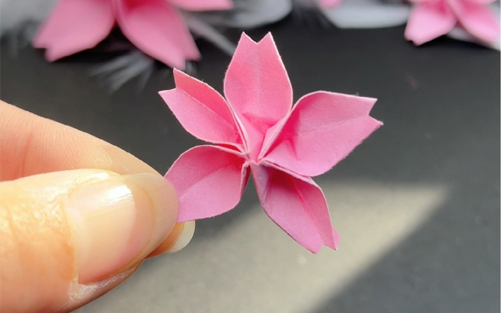 櫻花用折紙怎么折