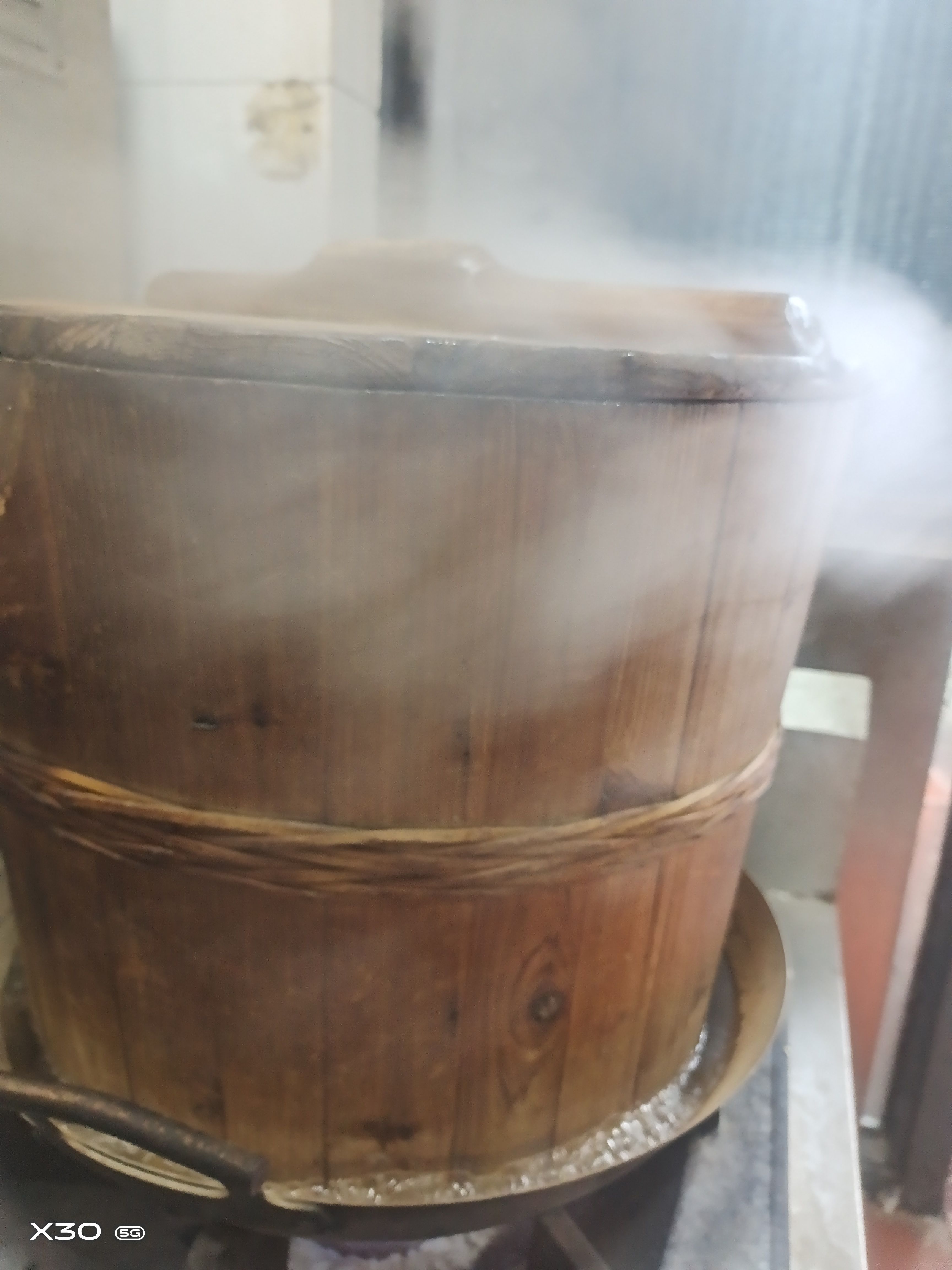 用普通鍋蒸米飯圖解
