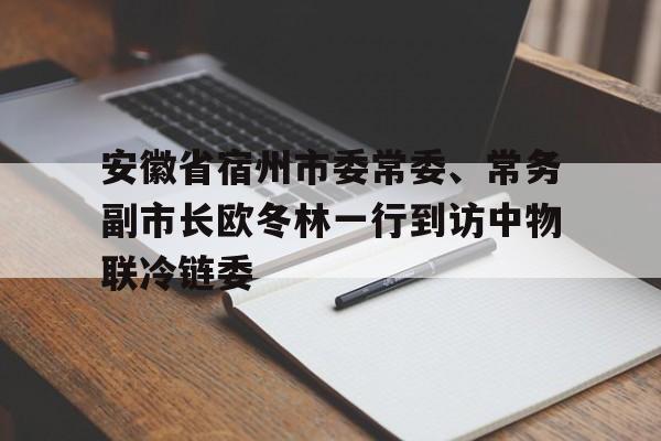 安徽省宿州市委常委、常務副市長歐冬林一行到訪中物聯冷鏈委